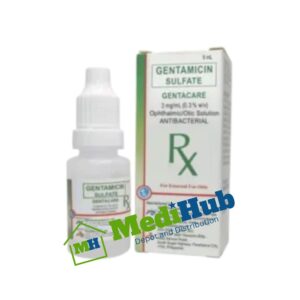 Gentamicin Sulfate (GENTACARE) Ophthalmic/Otic Solution front view