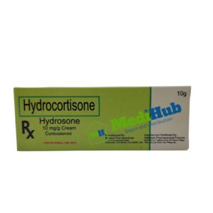 Hydrocortisone (HYDROSONE) 10mg/g Cream 10g box front view