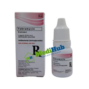 Tobramycin (CONSAC) 3mg/mL Ophthalmic Solution 5mL