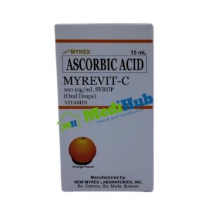 Ascorbic Acid (MYREVIT-C) 100mg/mL Drops 15 mL drops front view