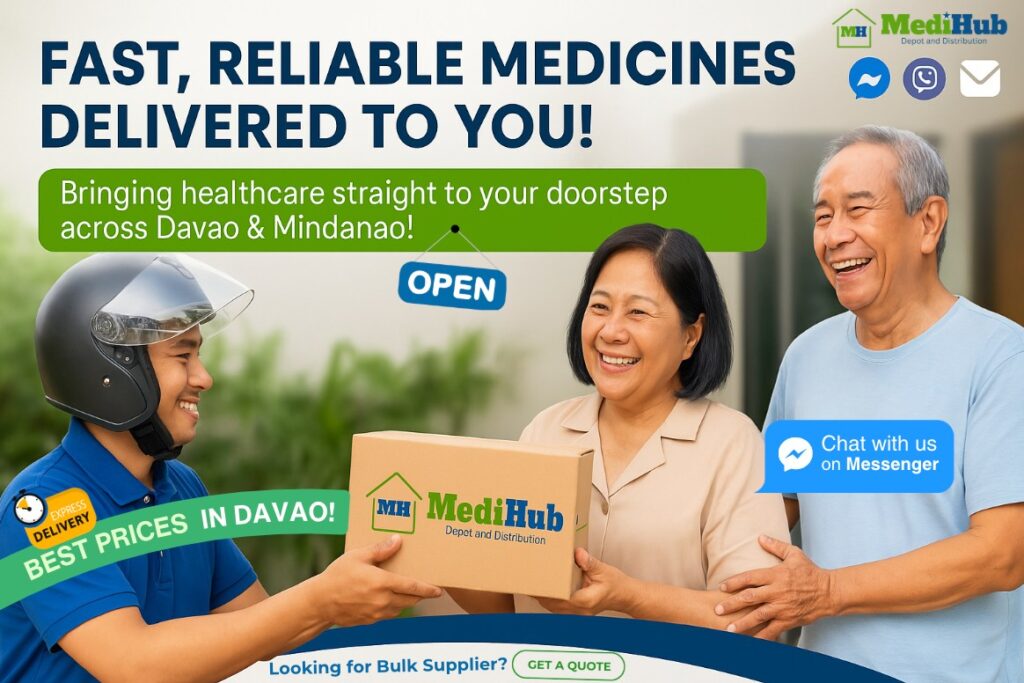 Medihub Depot and Distribution brings reliable medicines straight to your doorstep